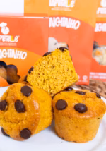 Bolinho de Cenoura c/ Gotas de Chocolate Sem Açúcar - (4un)