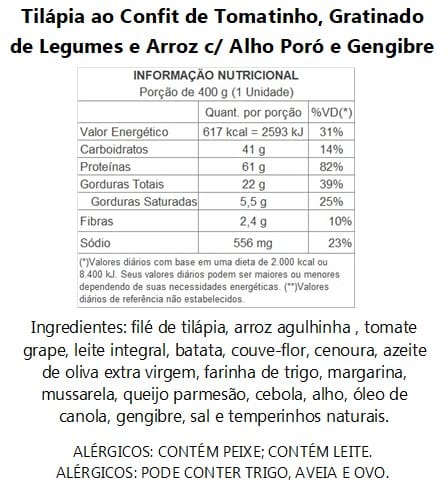 Tilápia c/ Confit de Tomatinho - 400g - Imagem 2